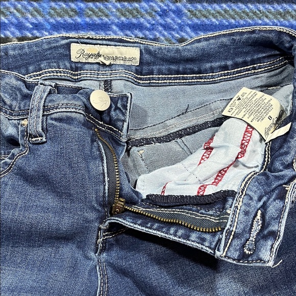 Royalty For Me Skinny Ankle Cut Blue Jeans - Size 8 - Picture 6 of 8